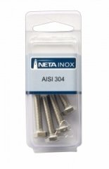 Altı köşe başlı civata Krom M4*30