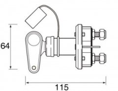 Quick S20NG Devre Kesici (12V/24V, 200A)