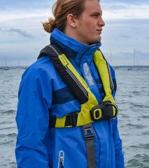 Spinlock 6D DeckVest, 170N, Açık Deniz, Otomatik-Şişme, Güverte Can Yeleği, Sarı