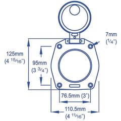 Whale Kollu Pompa için Güverte Kapağı DP3804