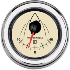 Vetus Dümen Açı Göstergesi RUDDB – Krem Kadran (12/24 V)