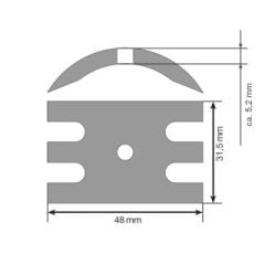 Jabsco 490-0001, 1210 impeller için, Motor Su Soğutma Pompaları için Tarak-Kam Plakası