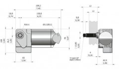 Exalto 215BD Serileri LD Silecek Motoru 24V 75 mm