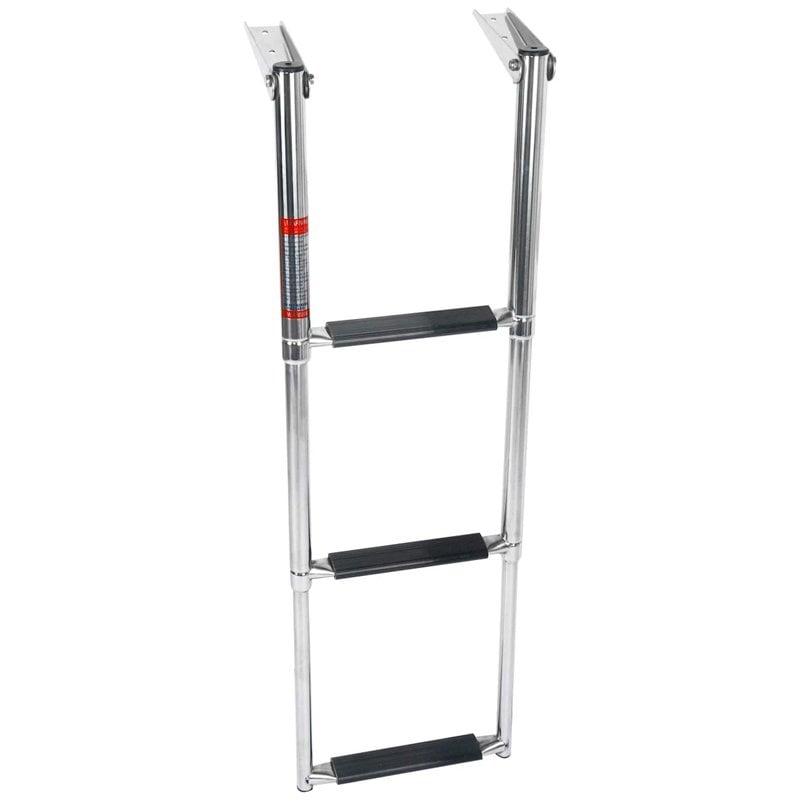 Lalizas Teleskopik Tekne Merdiveni, Paslanmaz 316 Krom , 290x875mm