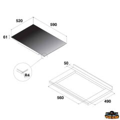 Ocean Systems Elektrikli Cam/Seramik Ocak 4 Gözlü