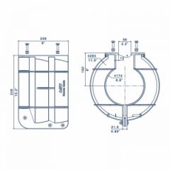 Nuovarade Pervane Koruyucu, 25-35 hp, 29 cm