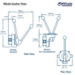 Whale BP4410 Gusher Titan Pompa Güvertealtı Model