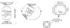 Scanstrut RL-505-ADM Rokk Montaj Braketi