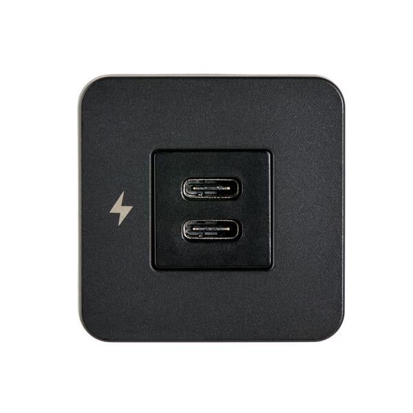 Scanstrut Tile-usb-c/usb-c Şarj Soketi̇, Siyah Çerçeve