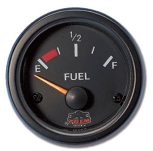 TREM Yakıt Seviye Göstergesi 12 V (240–33 Ω, Siyah Kadran)