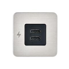 Scanstrut Tile-usb-c/usb-c Şarj Soketi̇, Beyaz Çerçeve