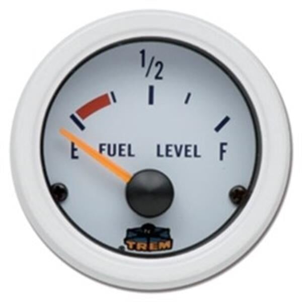 TREM Yakıt Seviye Göstergesi (12 V, 240–33 Ω, Beyaz Kadran)