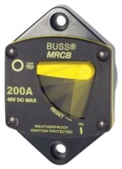 Blue Sea Systems 187-Serisi Devre Kesici Sigorta - Panele Montaj 48V 200A