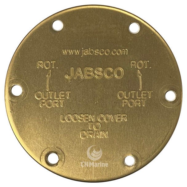 Jabsco 11831-0000, Ön Kapak