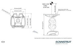 Rokk Mini RLS-401 Yüzeye Montaj Braketi