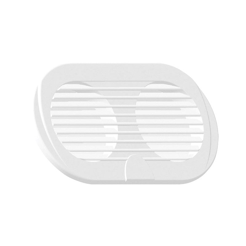 Havalandırma çift plastik ızgara 195 x 105 mm beyaz