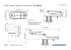 Scanstrut Rokk Çiftli Usb Soketi