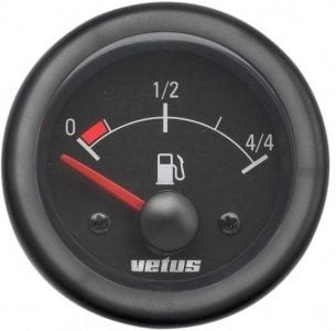 Vetus Yakıt Seviye Göstergesi 12 V – Siyah Kadran