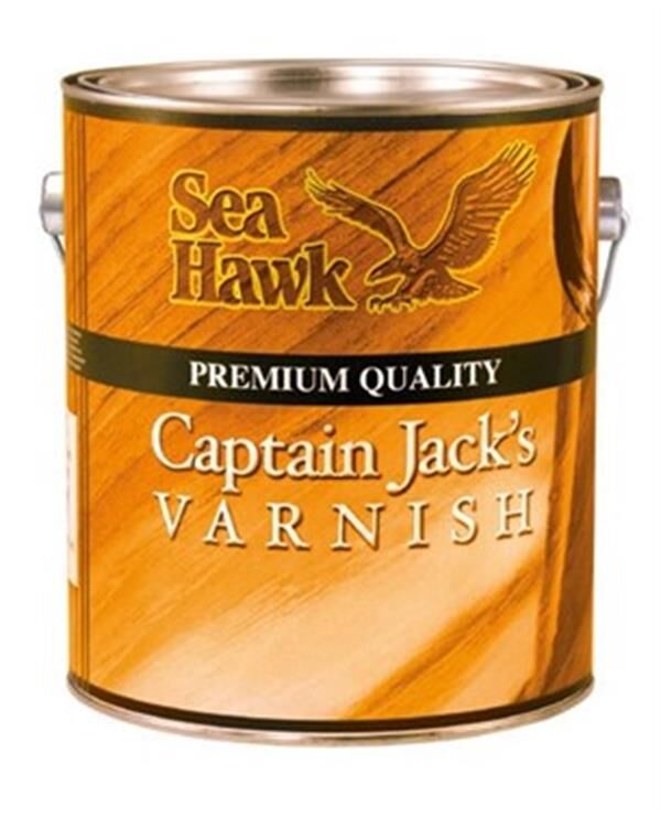 SeaHawk Captain Jack's parlak yat verniği 3.78 litre