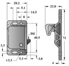 Southco Grabber kilit 4.6 kg