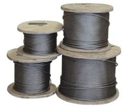 316 Krom çelik halat  1*19 3 mm