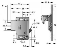Southco Grabber kilit switchli 4.6 kg
