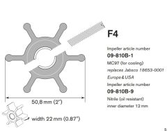SPX Johnson F4 Pompa Lastiği-İmpeller, 810B.1