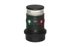 AQUA SIGNAL TRICOLOR/360° BEYAZ 12/24V SİYAH KASA