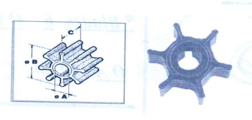 Makine İmpelleri CEF için Marin & Yamaha Ø11 40Χ12,6