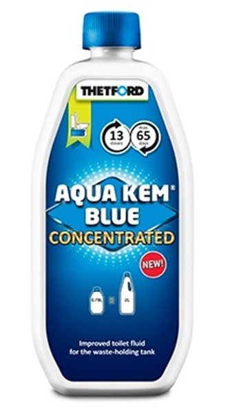 Thetford Aqua Kem Blue Portatif Tuvalet Kimyasalı Konsantre, 780 ml