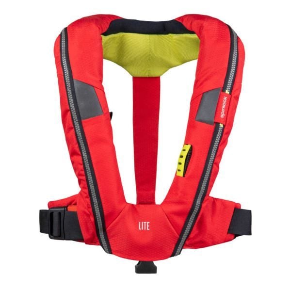 spinlock DECKVEST LITE Otomatik Şişme Canyeleği ,170N, Mercury Red-Kırmızı