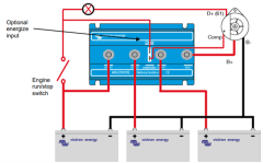 Victron Energy Argo Diyot 100A Akü İzolatörü 100-3AC