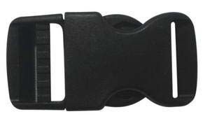 Osculati Marin Plastik Toka, 25mm, Siyah