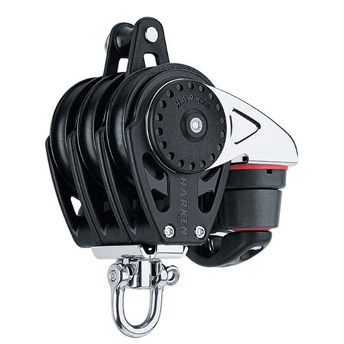 HARKEN 57 mm Carbo Air Üçlü Makara Fırdöndülü, Bülbüllü, Cem Kilitli