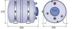Quick Nautic Boiler B3 Tekne Karavan için sıcak su