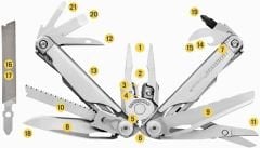 Leatherman SURGE Çok Fonksiyonlu El Aleti, Çakı