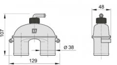 Vetus Air Vent. Hortumlu.