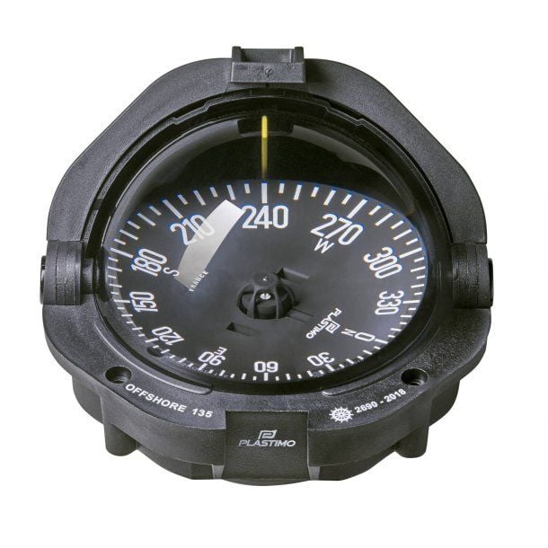 Pusula OFFSHORE 135, Düz kart, Siyah-Siyah