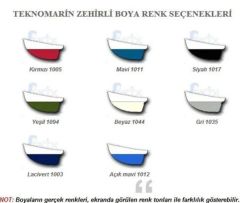 Teknomarin LL Antifouling Sert Zehirli Boya