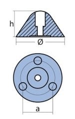 Best Flex O Fold FOF104 Çinko Pervane Tutyası, 68mm