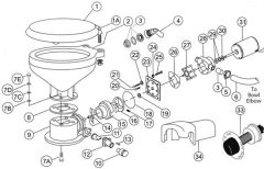JABSCO Maceratörlü Tekne Karavan Tuvaleti Klasik Büyük Taş 12 V.