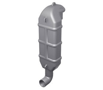Vetus Goose neck LT50, Marin Egzos Suturucu