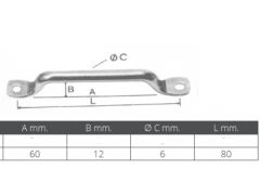 Osculati Krom köprü, 5 cm
