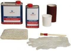 Fiberglas tamiri için Epoksi Reçine Seti