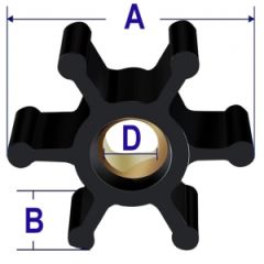 Jabsco Impeller 6303-0003-P