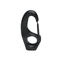 Nuovarade Plastik Kanca Ø15x55mm, Ø8mm Lastik Halat, Siyah