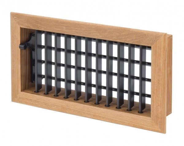 Klima Hava çıkış ızgarası 2 Yönlü Maun 102*102 mm
