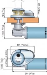 Quick Prince Tekne Irgatı Tamburlu 12V  500W