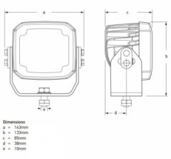 Hella Marine RokLUME 280N led Projektör