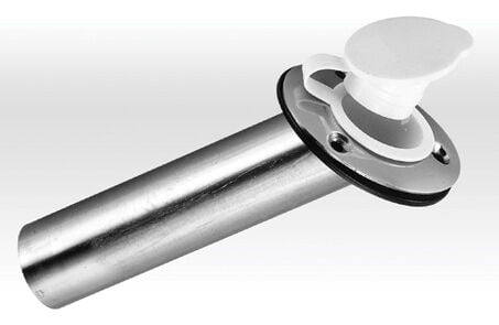 KAMIŞ YUVASI, GÖMME, PASLANMAZ ÇELİK, BEYAZ PLASTİK KORUYUCU KAPAK, L 226MM
